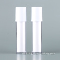 luxury round  white cosmetic airless bottle acrylic